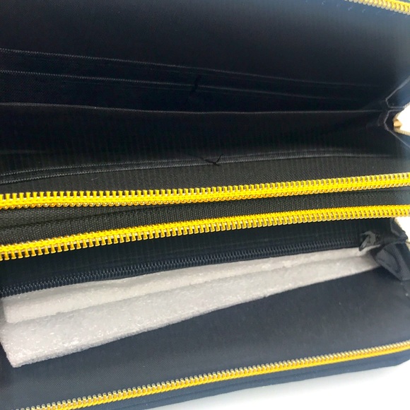 Imported Embroidered Floral Flap Wallet Wristlet - Picture 4 of 10